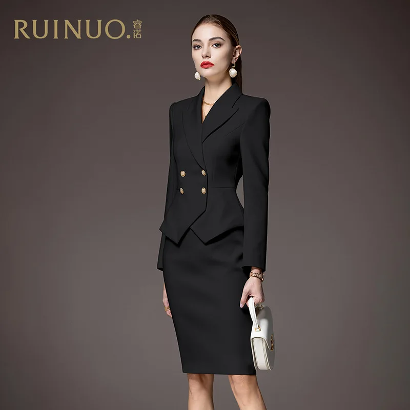 High Professional Suit Skirt Blazer Pants 3Piece Set Women's Fashion Formal Work Clothes Female OL Lady Clothing Manger Suits