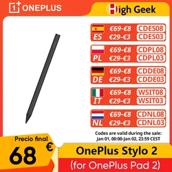 Original OnePlus Stylo 2 For OnePlus Pad 2 Stylus Tablet Accessory