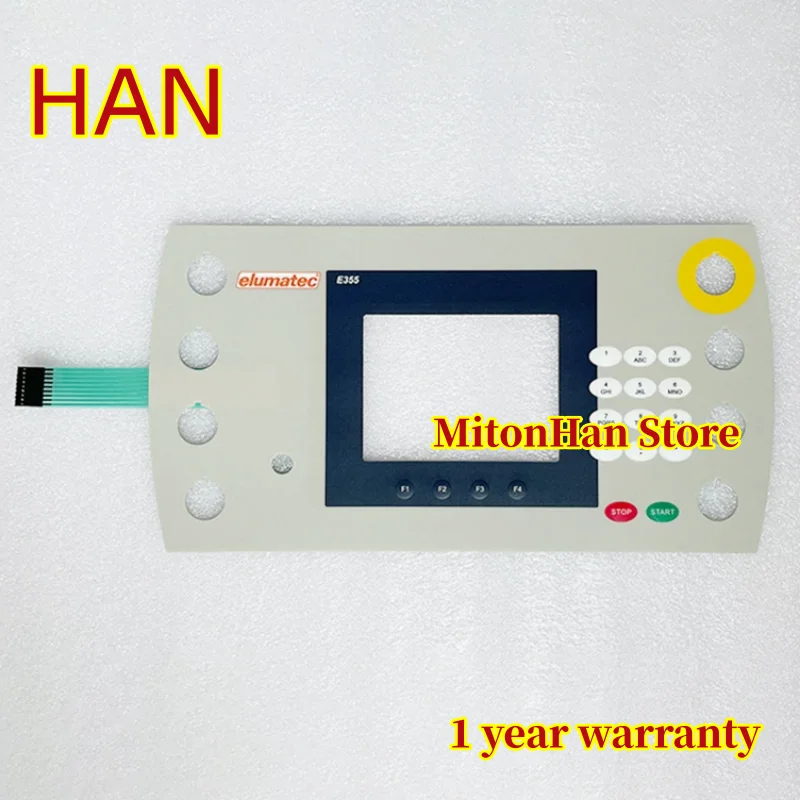 elumatec E355 Membrane Keyboard Film elumatec E355/P P100-LCT-0 Switch Button Keypad LCD Dispaly