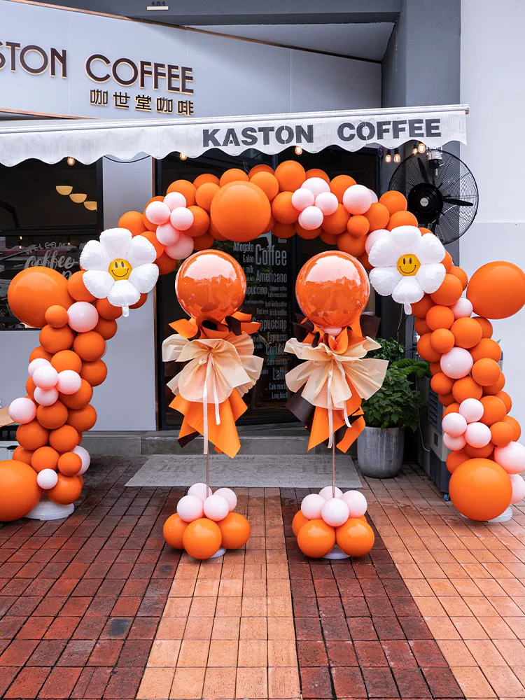 Balloon Arch Opening Atmosphere Decoration Anniversary Celebration Shop Layout Support Roadway