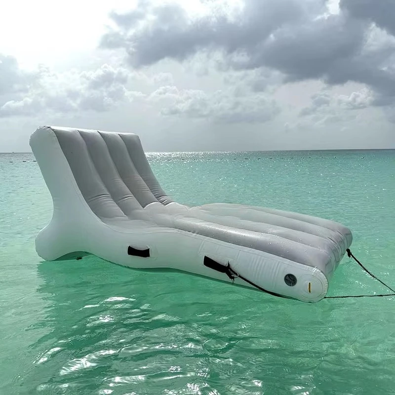 Commercial PVC Lounge Chair Pool Float Water Inflatable Floating Sofa Lounger for Swimming Pool