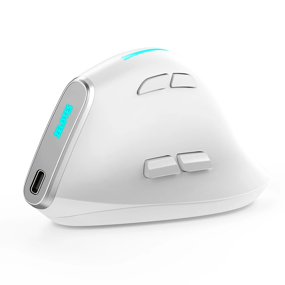 F-36 Ergonomic Vertical Mouse 2.4G+BT1+BT2 Wireless Right Left Hand Computer Gaming Mice Optical USB Mice for Computer Laptop