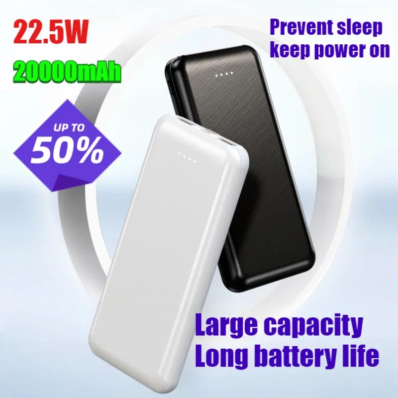 20000mAh High-Capacity Power Bank with 3C Certified Fast Charging for Heating Cooling Monitoring Air-Conditioned Clothing