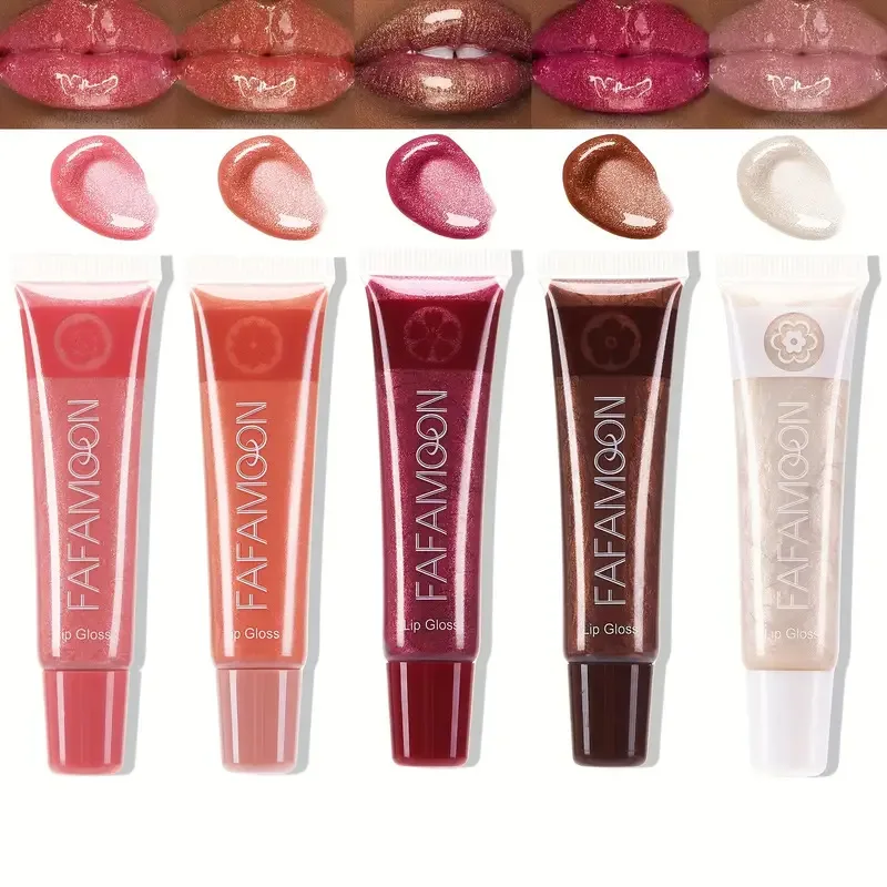 Pearl Mirror Liquid Lip Gloss Lacquer Lip Nectar Fine Glitter Lip Glaze Moisturising Lip Plumping Lip Colour