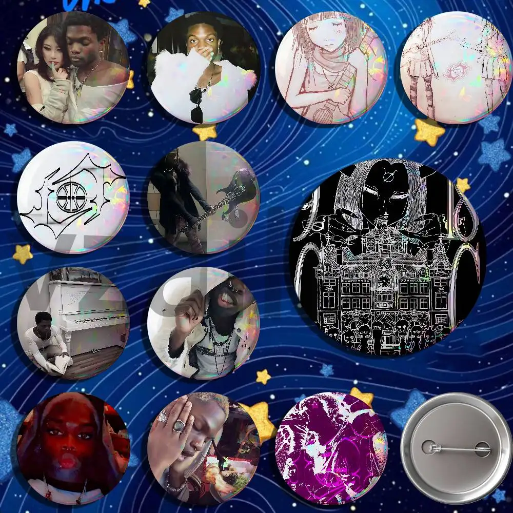 C-c L-lucy bedroque Badges 25 32 44 58 75 mm Round Customizable Wholesale Fan goods Self-made fan freebies TH