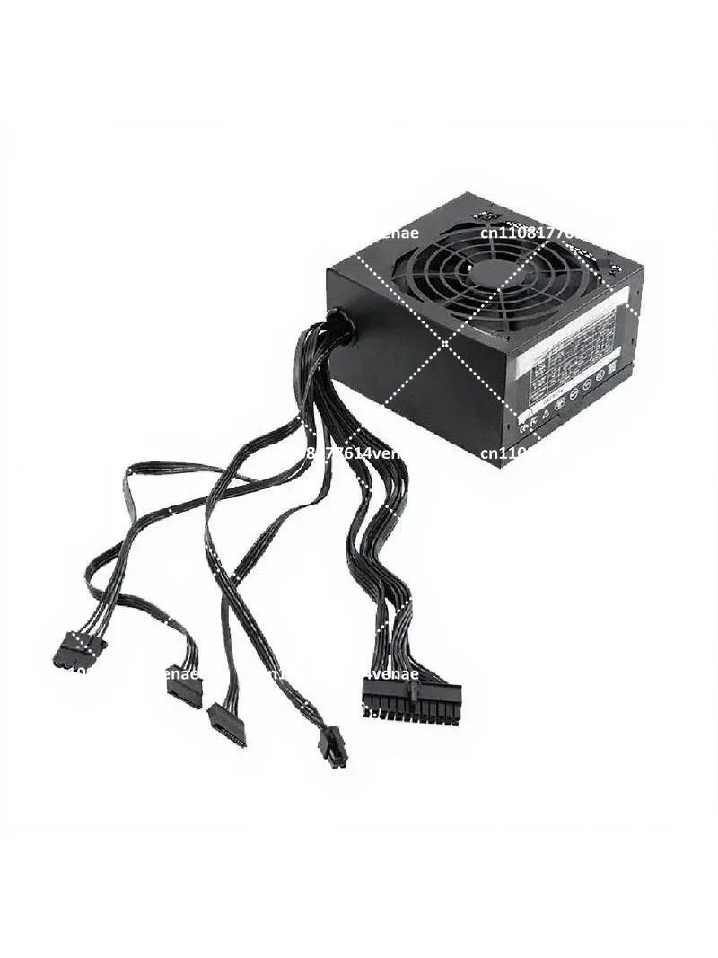 Desktop PC Power Supply 400W Peak 250W Rated, Energy-Saving Silent ATX Chassis Power Source