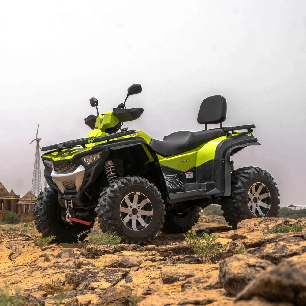 2026 New Chinese Wholesale Automatic Shaft Drive Transmission Four Wheel 10000w 4wd Cuatrimotos 4x4 Quad Bike Adult Electric ATV