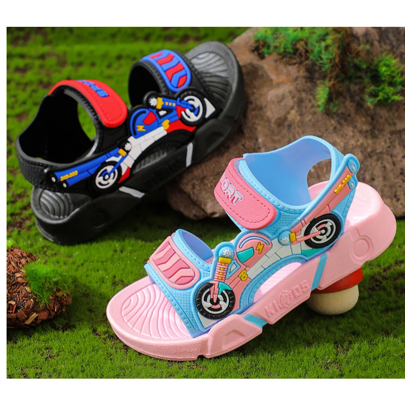 

Sandalias Kid Sandals 2023 Summer New Fashion Boy Sandals Soft Sole Sandals for Girl Kid Beach Shoe Kid Shoes Casual Sports Shoe