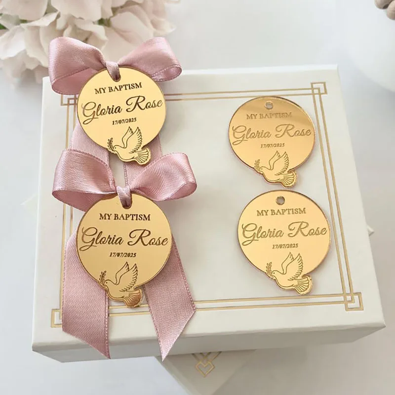 20/50/100 pièces personnalisé acrylique henné étiquette de fête de mariage gravé baptême bébé nom cercle étiquettes pour henné jour cadeau personnalisé