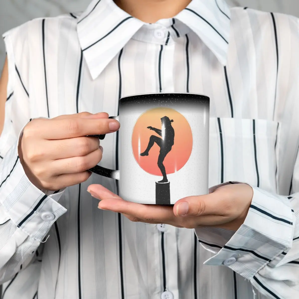 Budo Soul Karate Spirit Martial Arts Mug Funny Ceramic Coffee Cups Tea Mugs Milk Cup Drinkware Gifts for Woman Man