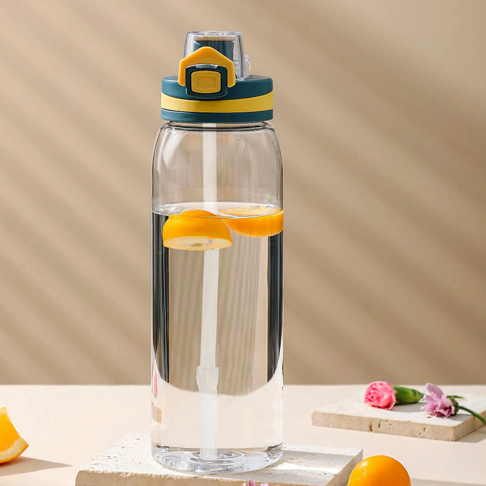 

Reusable Silicone Straws 20CM Clear Straw for Belly Cup Straight Water Bottle Straw Detachable Easy Clean Kitchen Accessories