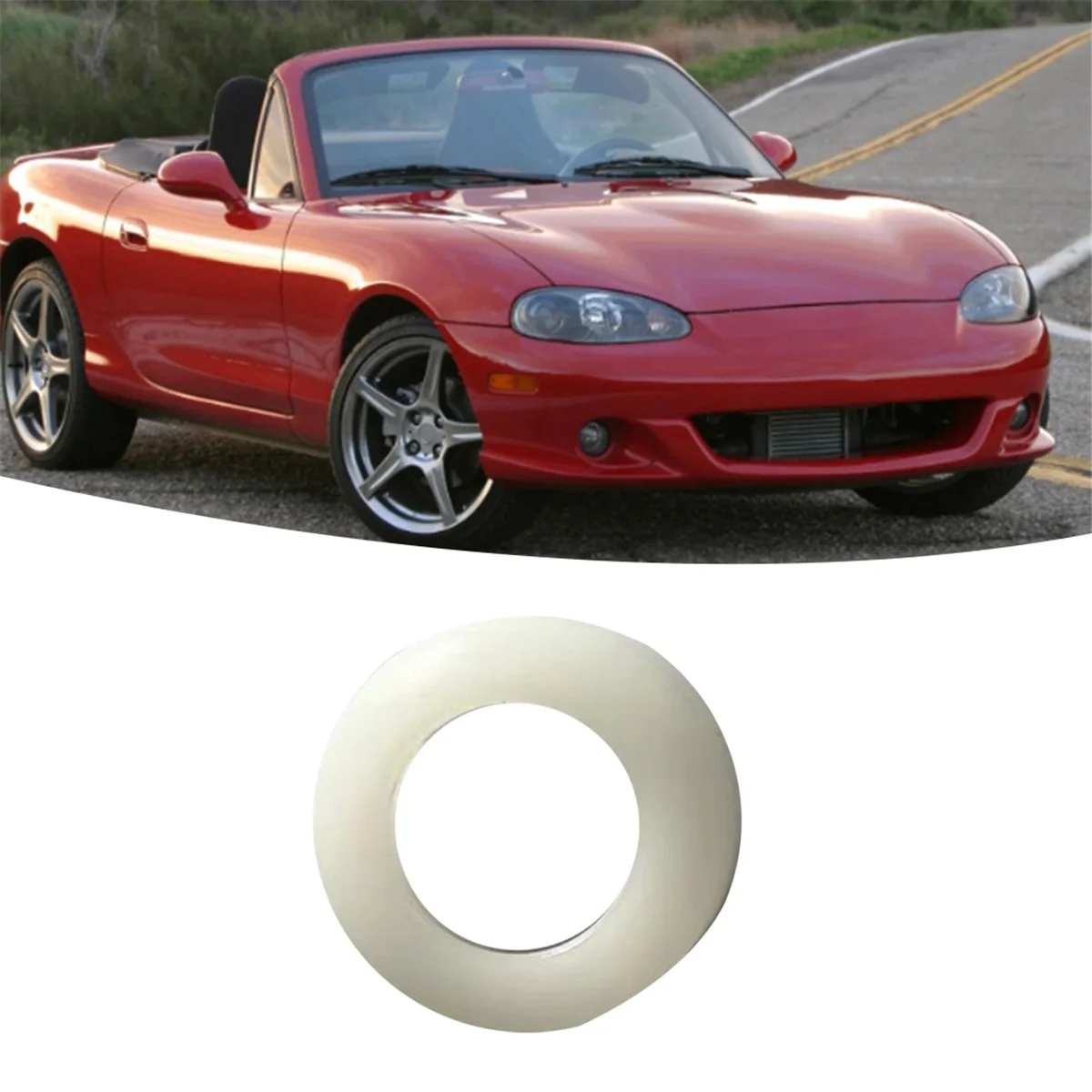 Car Knob Bushing Shifter Knob Bushing 039817462A for Mazda MIATA 1990-2005 MX-5 Knob Bushing 0398-17-462A