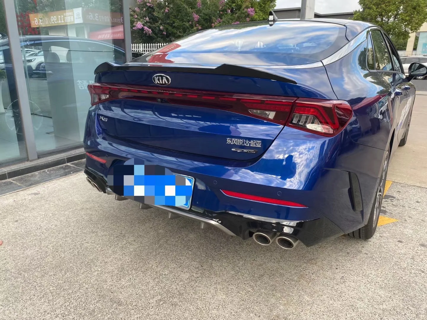 For New KIA K5 optima (DL3) spoiler 2020 2021 high material rear wing V style spoiler accessories body kit