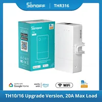 SONOFF TH Origi THR316/320 16A 20AWifi Smart Switch Temperature&Humidity Real Time LCD Monitoring Sensor Works With Alexa IFTTT