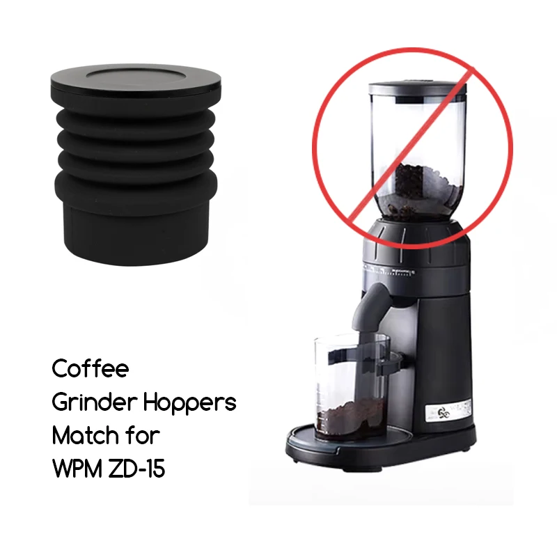 

Match for WPM ZD-15 Coffee Grinder Hopper Coffee Bean Warehouse Blow to Clean Up the Remaining Powder Coffee Powder Outlet Tool