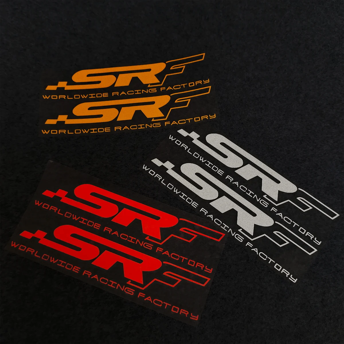 SRF Motorcycle Decal Sticker,Universal Fit for Car,Scooter Multi-Model Accessory Decor