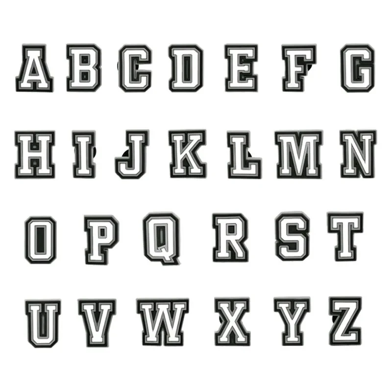 

1pcs Unisex Letter for Croc Charm Women Decoration Pins Kids Clogs Jeans for Croc Charm Men Shoe Charms Shoes Accessories Summer