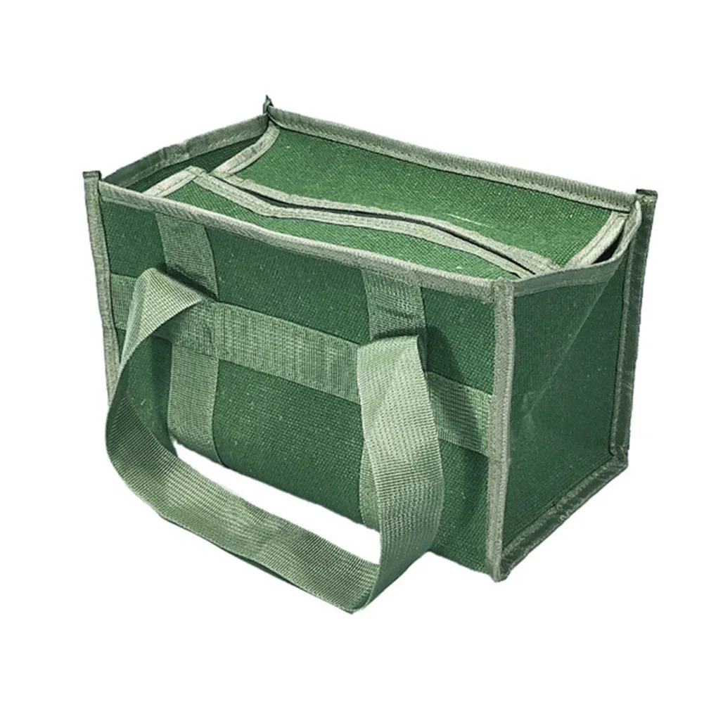 1Pc Canvas Multi-functional Portable Tool Storage Bag Spacious Weatherproof Versatile Bag For Woodworking Metalworking Tool