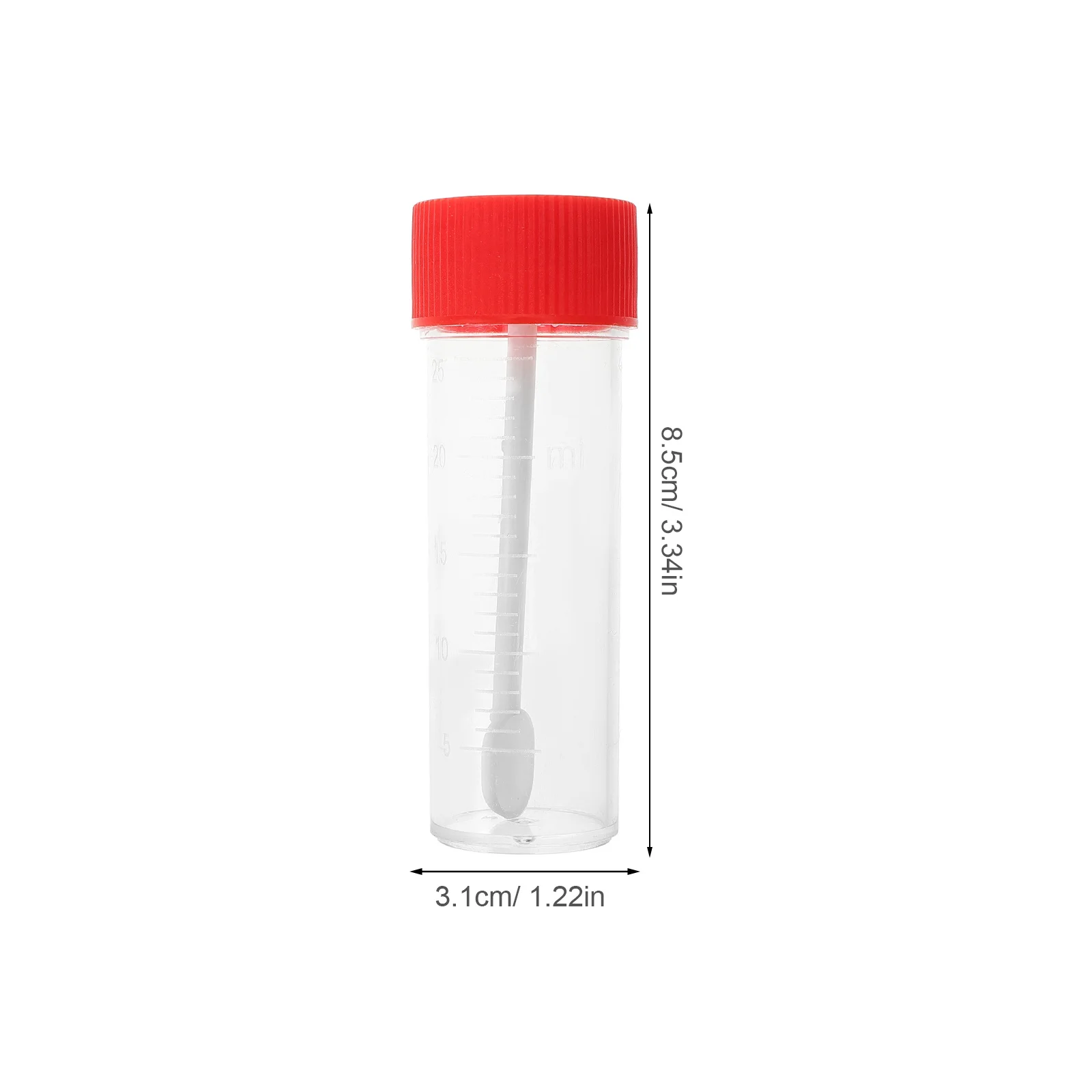50Pcs Versatile Stool Urine Collection Bottles Secure Lids Medical Veterinary Use Specimen Cups Stool Test Cup
