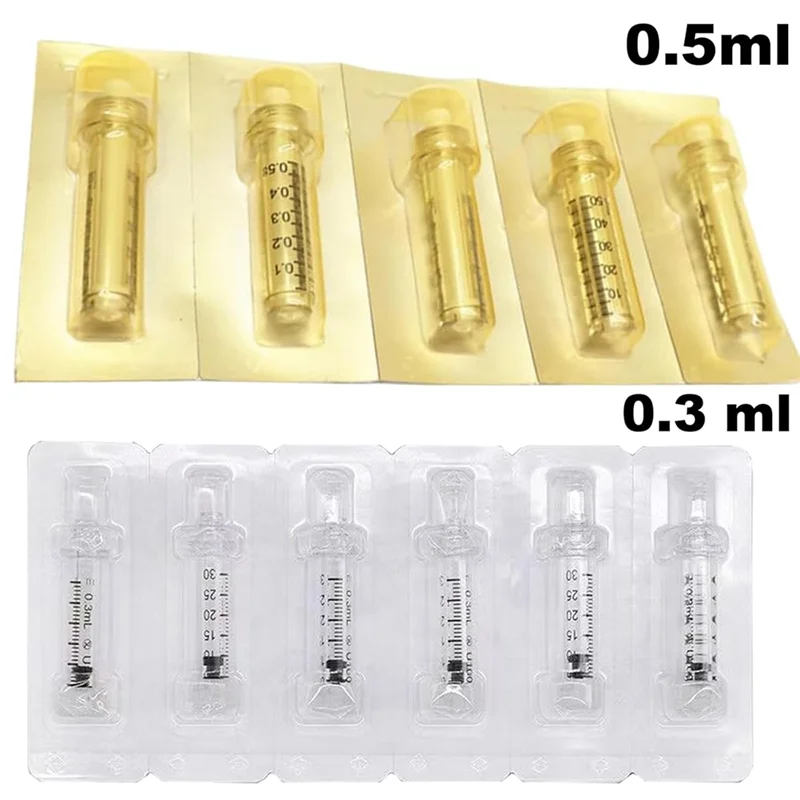 فوهة أمبولة فارغة من BAAN - يمكن التخلص منها، ملفوفة بشكل فردي (10 قطع)