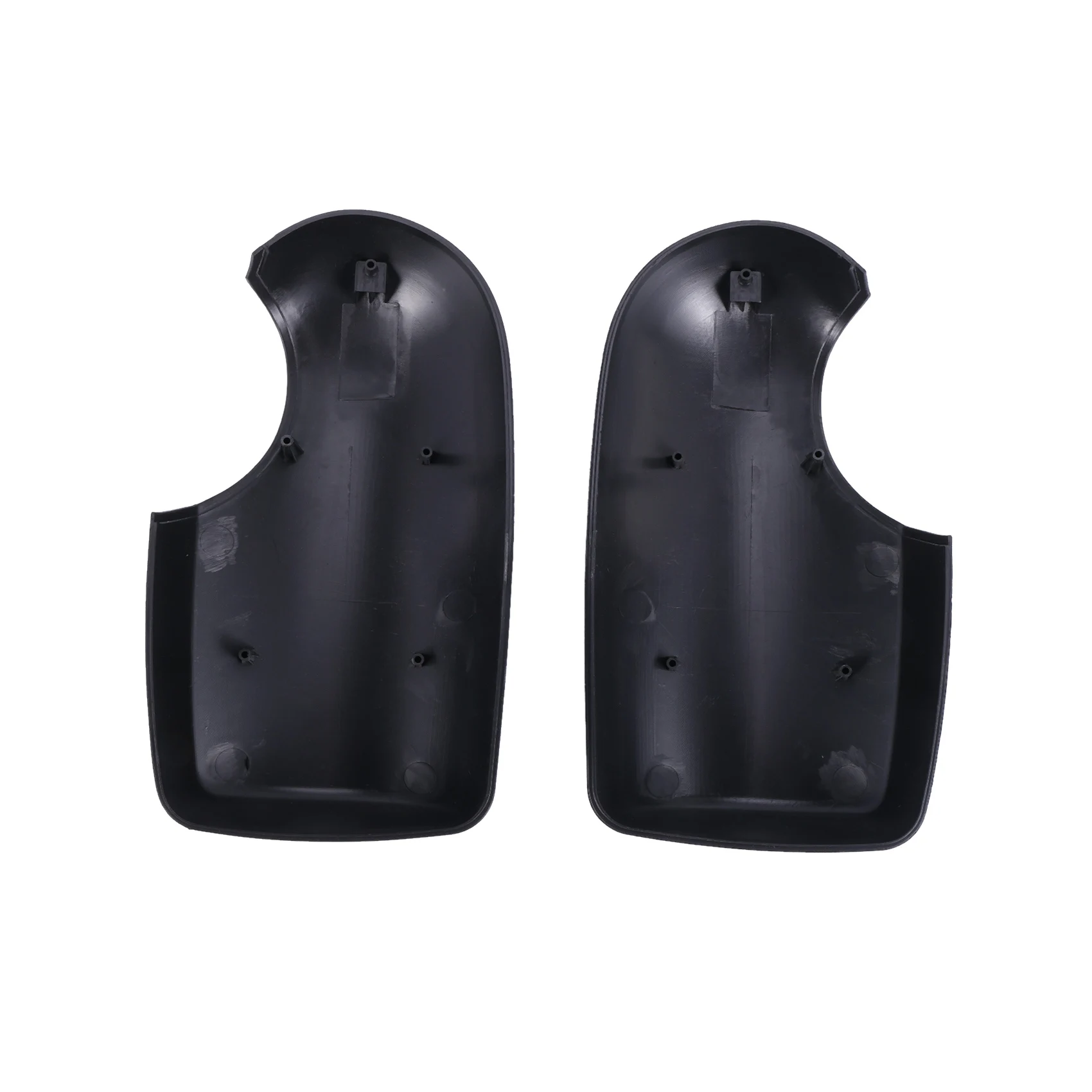 2Pcs ABS Black Door Wing MIRROR COVERS Near Passenger L+R for FORD TRANSIT MK6 MK7 2000-2014