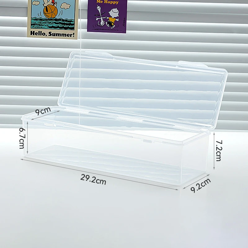 1Pc Clear Plastic Compartmentalized Organizer Box Storage Box With Adjustable Divider Holds 550+ Game Cards For PTCG/MTG Cards