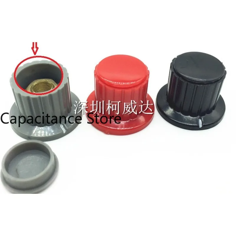 

5PCS Potentiometer knob KYP25-18-6J 6.4J is suitable for RV24 WTH118 3590S 534