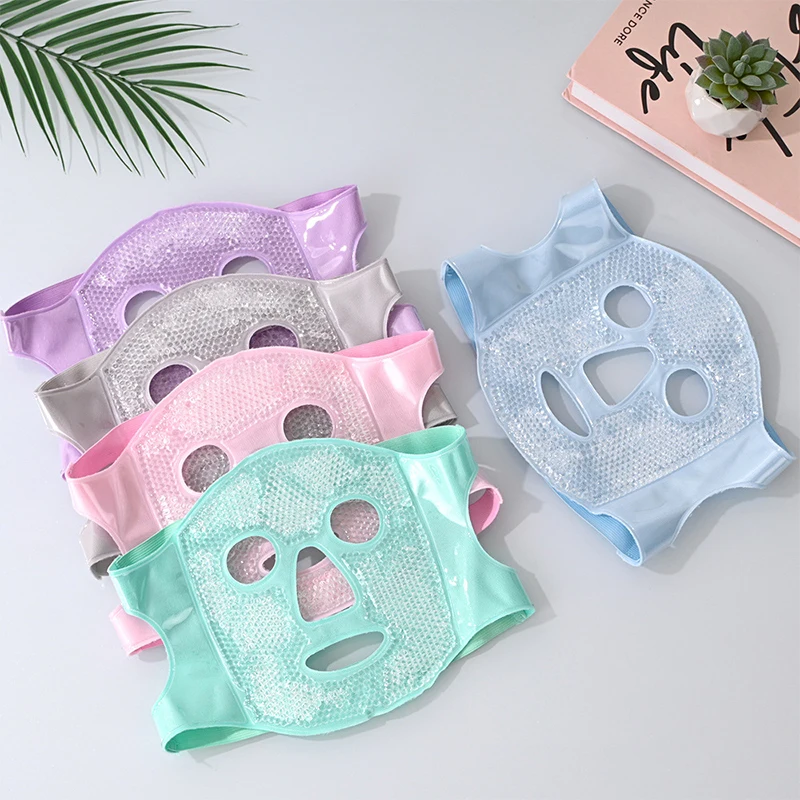 

Ice Gel Mask For Fatigue Relief Facial Mask For Facial Mask Recovery After Surgery Face Cooling Super Soft Mask Can Be Reused