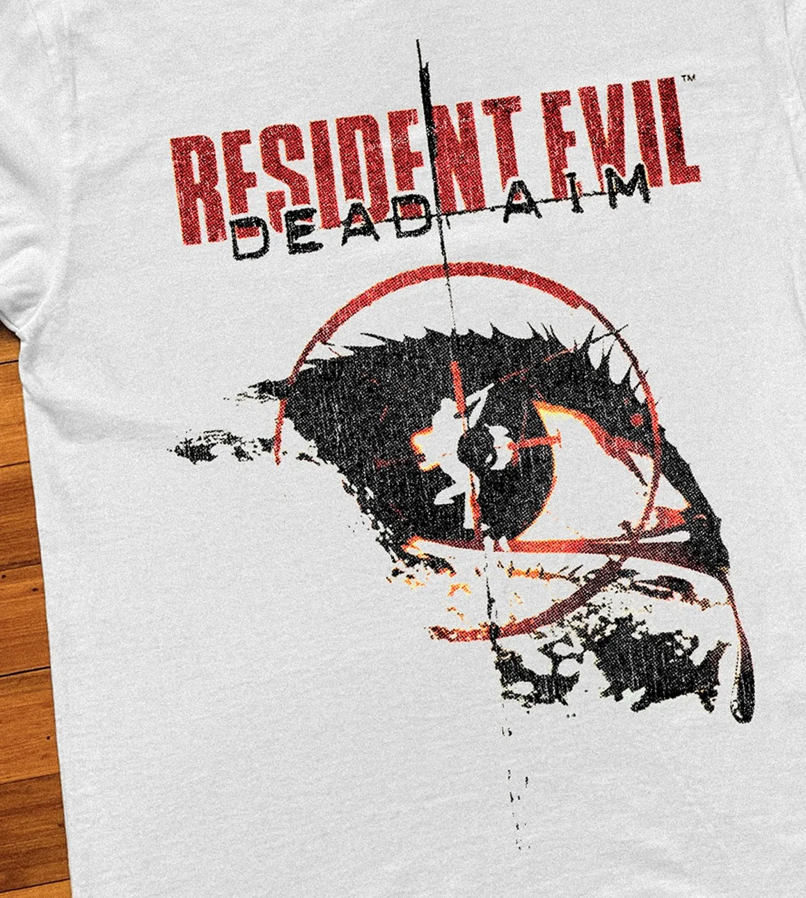 Resident Evil Dead Aim White Graphic Tee Cotton Men Women T-Shirt Vintage Streetwear