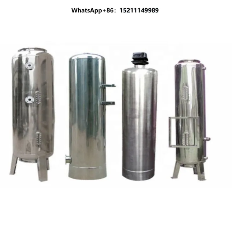 Industrial Stainless Steel Water Filter Tank Multi Media Sand Carbon Filter for RO Pre-treatment System