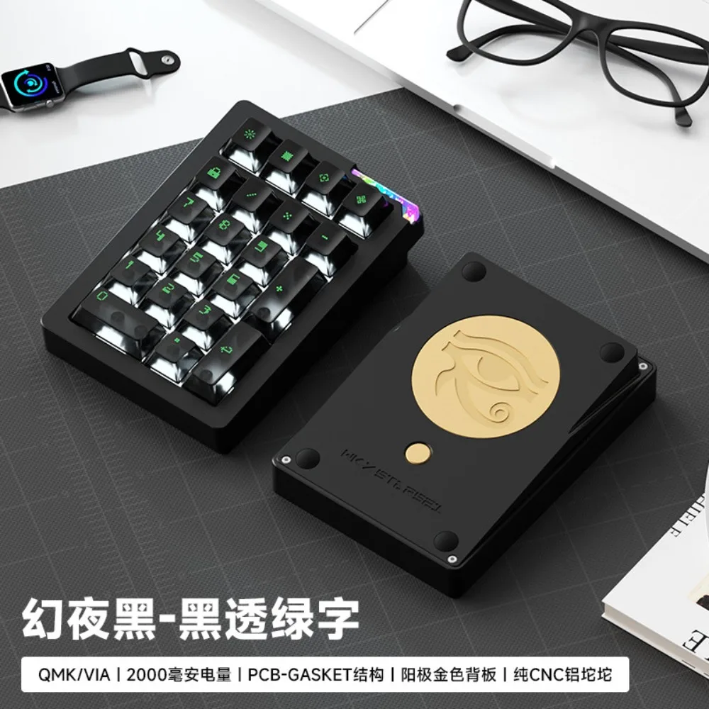 Weikav STARS21 Hot-Swap Mechanical Keyboard Tri-Mode Wireless Mini Keypad Aluminum Alloy Long Battery Life Office PC Accessories