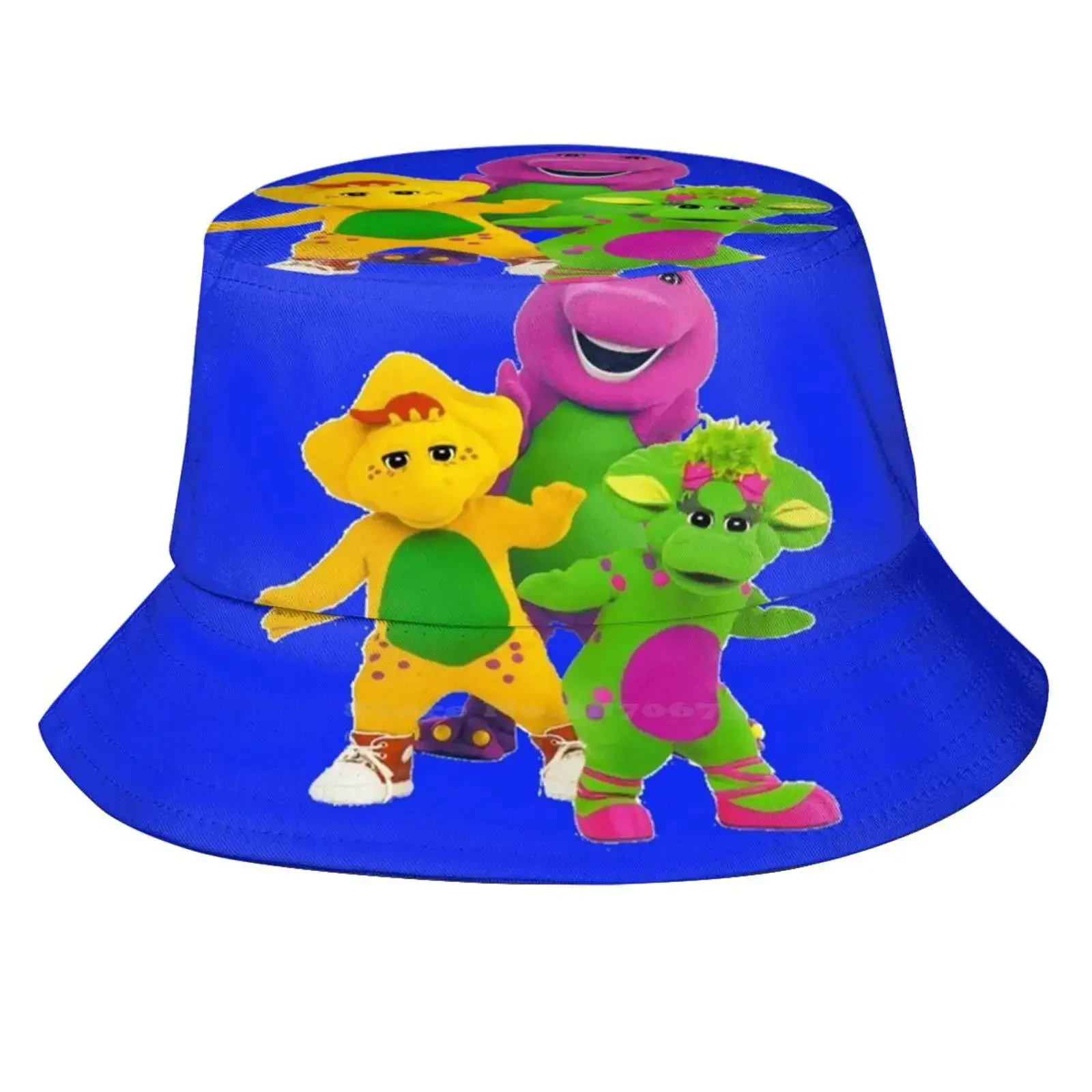 Barney The Dinosaur And Friends Unisex Fisherman Hats Bucket Hats Barney The Dinosaur Barney The Dinosaur Barney Barney Barney