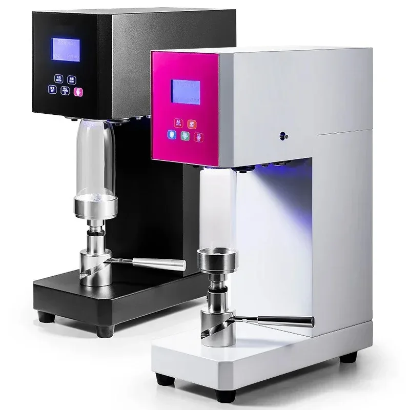 

220V Can Sealing Machine Commercial Plastic Cans Automatic Beverage Sealing Machine Cup Milk Equipment Complete