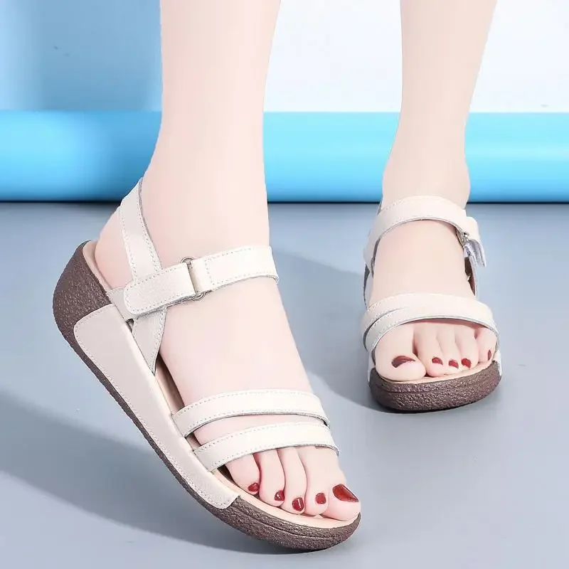 

Casual Hollow Sandals Women's Elegant Luxury Women's Sandals Outdoor Comfortable Flat Sandals Women's Casual Shoes