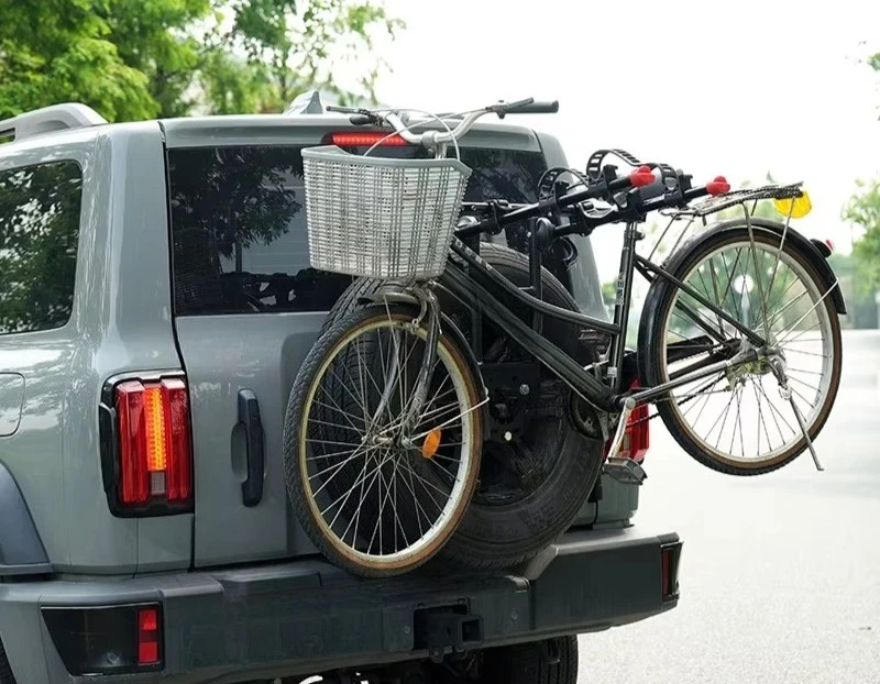 Spare Tire Mount Bike Rack for Tank 300 for Wrangler Haval Menglong Deepal 318 Off-Road SUV Rear Bicycle Carrier