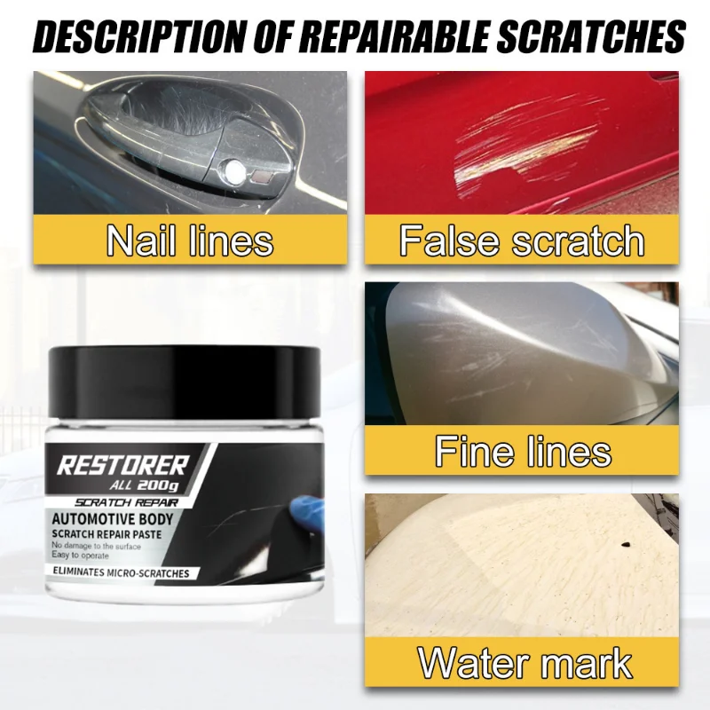 Car Scratch Repair Kit Care Tools Auto Repair Polishing Compound Paste Car Scratches Repair Anti Scratch Car Accessories