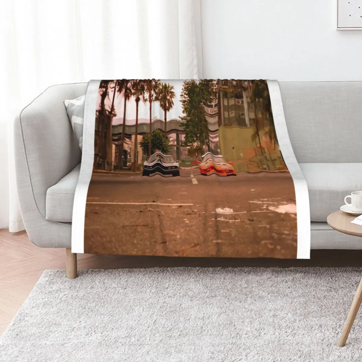 Fast & Furious 1 - Wallpaper - Poster Throw Blanket Modern Design Soft Blanket for Home Decor