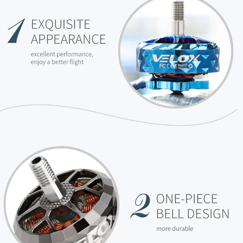 T-MOTOR T-Hobby V2208 V2 5"Freestyle Fpv Racing Drone Motor 4-6S KV1750/KV1950/KV2450 Brushless Motor For Freestyle Version
