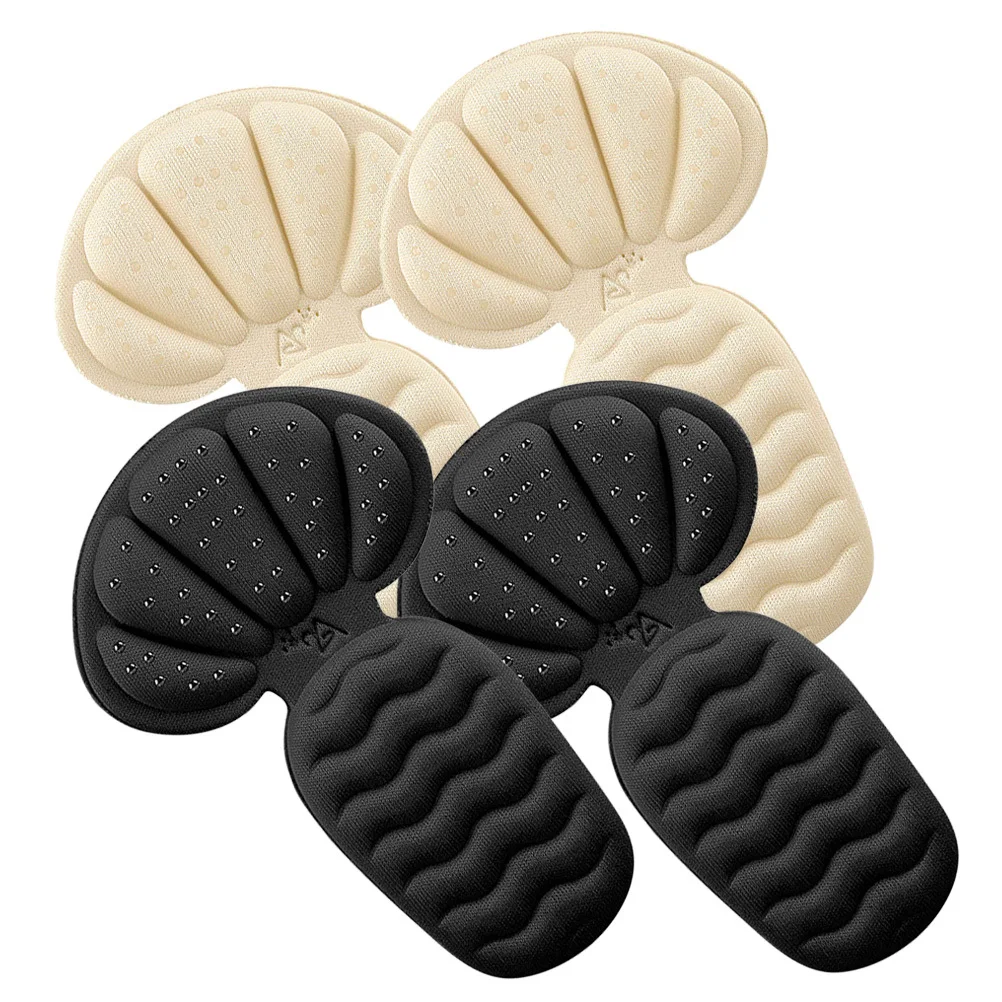 

Anti-Slip Heel Pads T-Shaped Replaceable Adhesive Cushions For Women High Heel Comfort Liners Shoe Grips Wear-Resistant