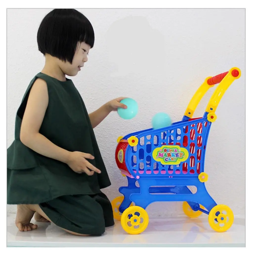 Juego de muebles con carrito de compras para muñeca de 80 cm