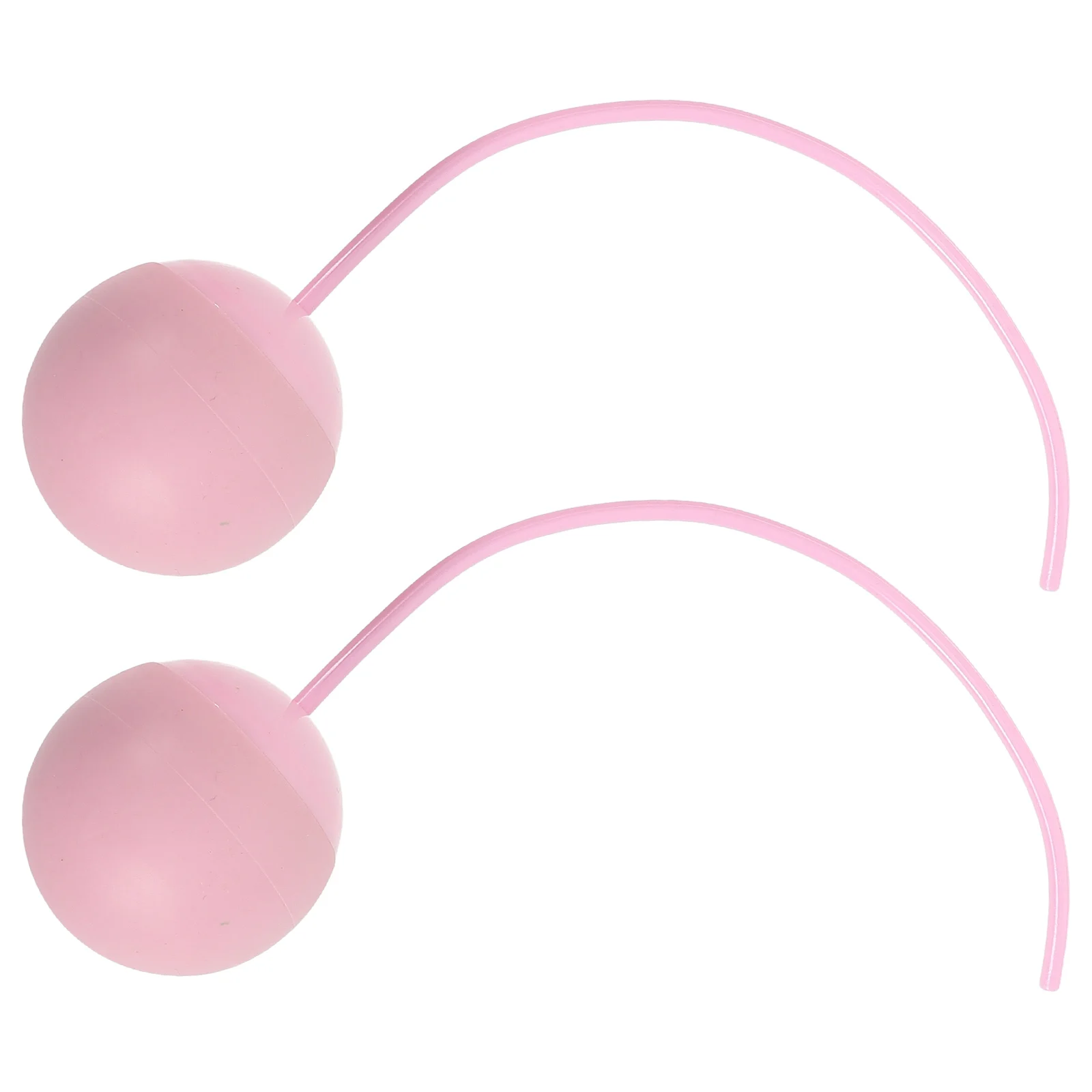 

2Pcs Pink Rope Ball Cordless Workout Cordless Ball Accessories Durable Material Fitness Equipment Workout Supply