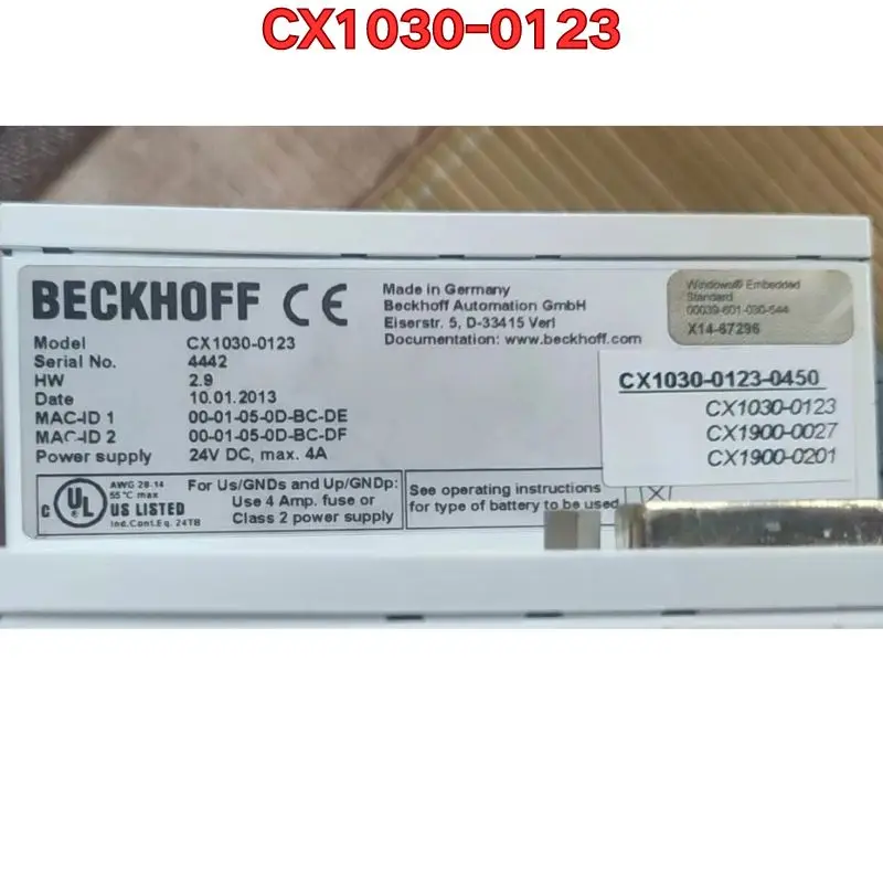 Second-hand disassembled module CX1030-0123 is in good condition Latest quotation for June 2026