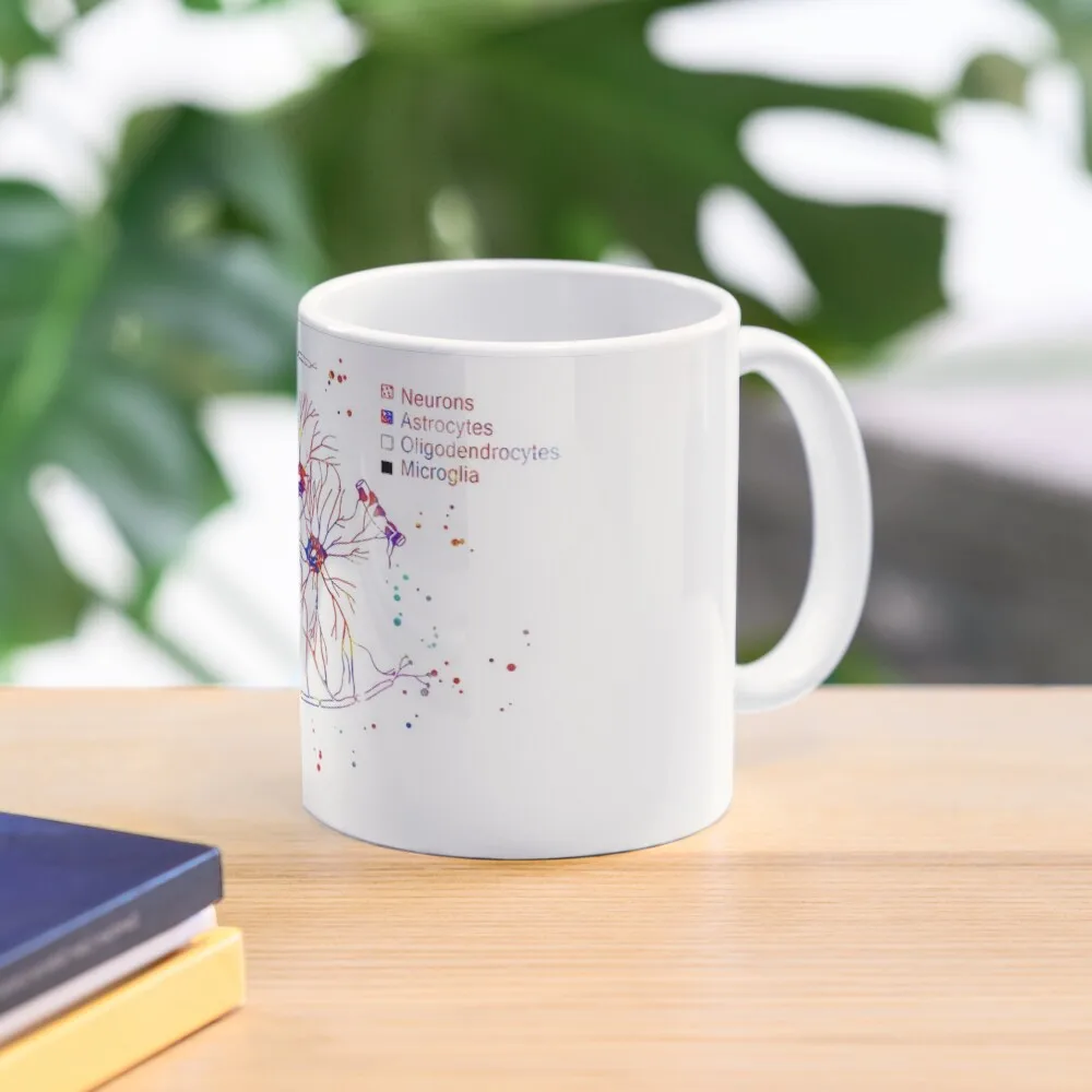 

Cortical pyramidal cells, neurons, astrocytes, oligodendrocytes, microglia, cellsCoffee Mug