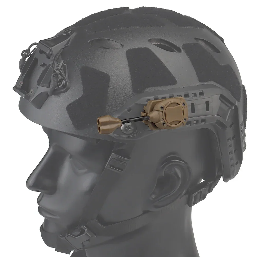 

Helmet Head Light Durable Nylon Helmet Flashlight Energy-saving Hunting Camping Airsoft Equipment for SWITCH MPLS