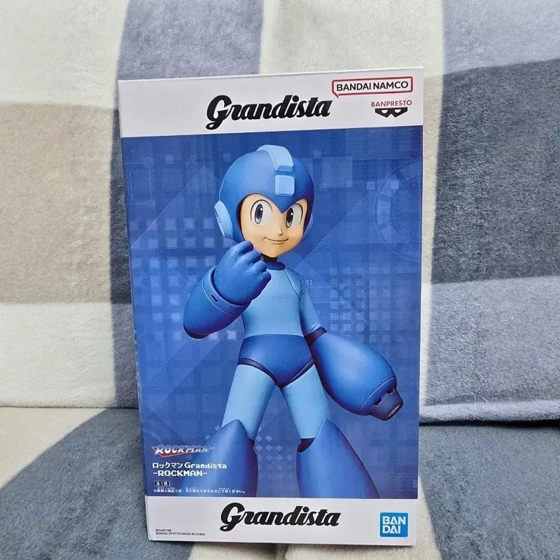 

Японская версия оригинальной аниме-игрушки Banpresto Grandista Rockman Exclusive Lines, фигурка-модель, подарок на день рождения для мальчика