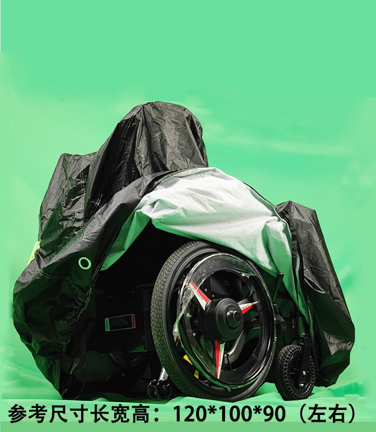 Dust Prevention Electric Wheelchair Cover for Storage,Waterproof Mobility Scooter Cover with Adjustable Drawstring