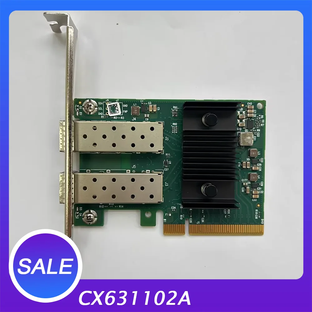 

Dual port 10 Gigabit network card 25GB MCX631102A P42046-001 P42044-B21 CX631102A