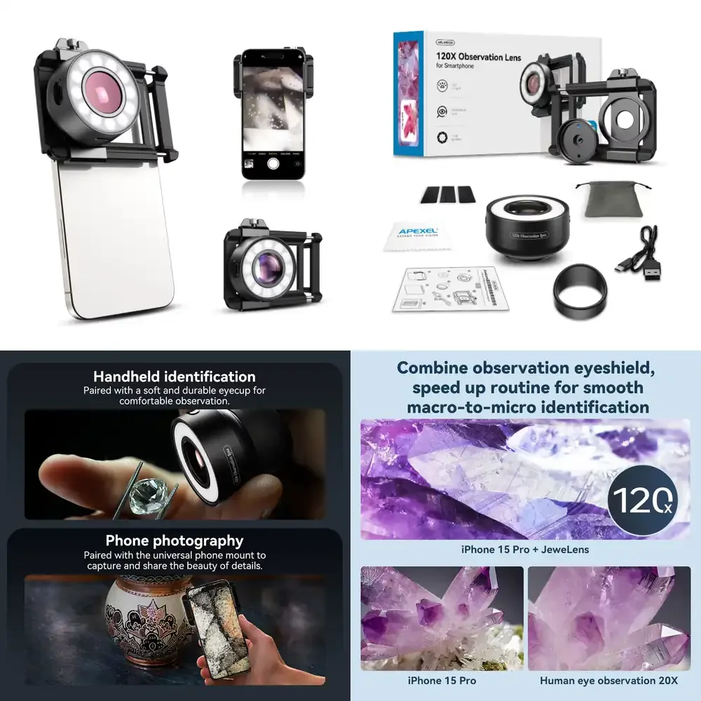 

Лупа для ювелирных изделий APL MS120 с подсветкой