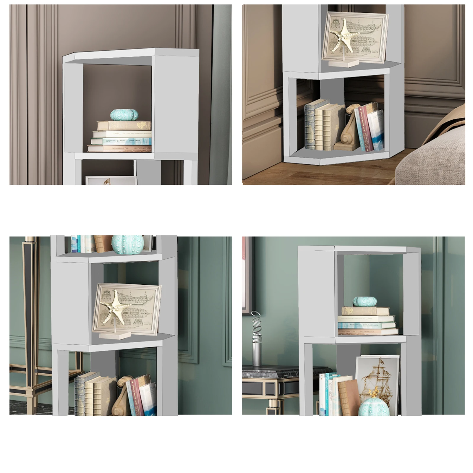 YQ FOREVER Bookshelf shelves floor simple living room cabinets home bedroom storage storage cabinet layered bookcase