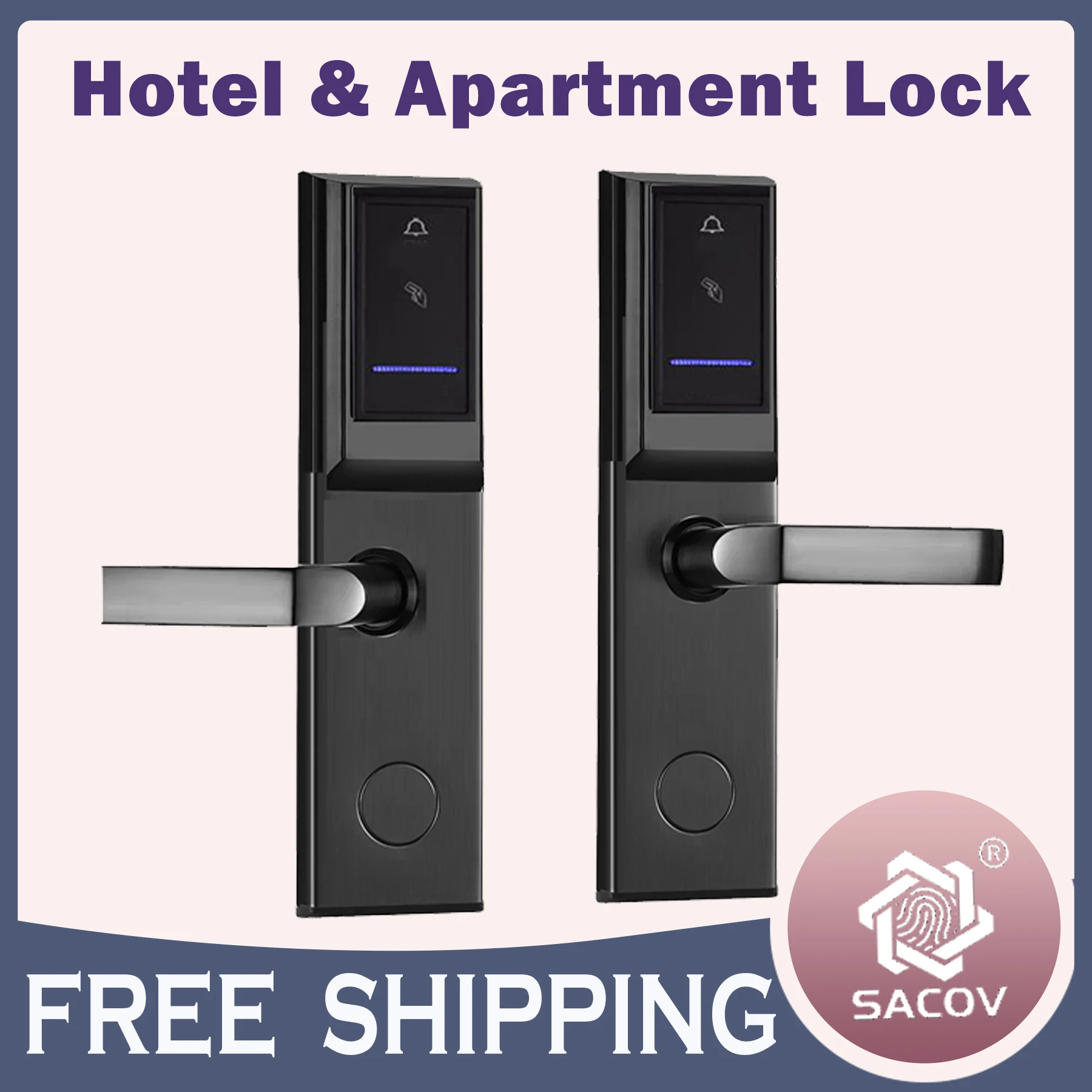 Materiale in acciaio inossidabile Smart Mifare Card Electronic Hotel Lock System all'ingrosso Electronic RF Key Card Door Lock Hotel